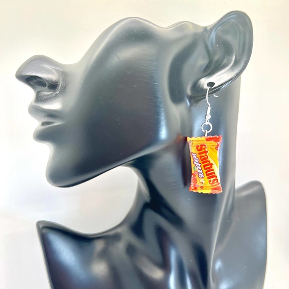 Starburst Earrings - Candy Earrings - Jelly Bean Earrings - Easter Earrings - Picture 7 of 8
